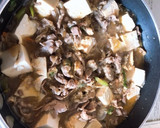 簡単✨すき焼きの素で肉どうふ作り方5写真
