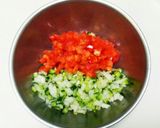 フライにかける♪刻み野菜のマリネ作り方2写真