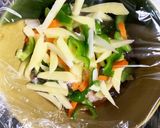 全てレンジ胸肉じゃがいも青椒肉絲風作り方7写真