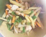 全てレンジ胸肉じゃがいも青椒肉絲風作り方9写真