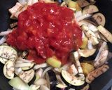 フライパンだけで茄子チーズトマト煮込み☆作り方3写真