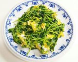 ☆豆苗の巣籠もりたまごとじ♪(^-^)作り方4写真