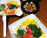 8月31野菜の日サラダ♥️うどん☺️♥️作り方6写真