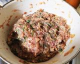 簡単♪月見つくねバーグ♪作り方1写真