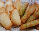 チーズ入りはんぺん春巻&枝豆春巻作り方8写真