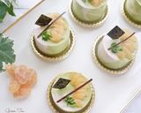 抹茶と小豆のムースケーキ作り方21写真