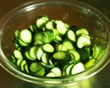 キュウリの、ささっと炒め作り方1写真