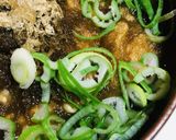おやつラーメン●たっぷりネギ＆とろろ昆布作り方3写真