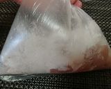 節約★【鶏胸と椎茸のガーリックポン酢】作り方5写真
