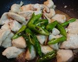 節約★【鶏胸と椎茸のガーリックポン酢】作り方10写真