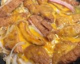ハムカツ卵とじ丼作り方3写真