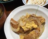 ハムカツ卵とじ丼作り方5写真