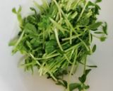 豆苗と豆腐のナムルサラダ作り方2写真