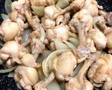 チューリップ手羽元肉のガーリック焼き作り方3写真