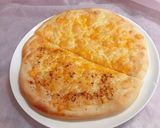 手捏ねで!蜂蜜チーズ&ガーリック七味ピサ作り方12写真