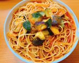 ごろっと夏野菜のトマトパスタ野菜ジュース作り方6写真