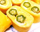 オクラのスターだし巻き☆卵焼き作り方4写真