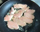 パイナップル炒飯のガーリックチキンのせ作り方6写真