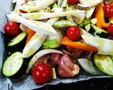 簡単☆鶏肉と野菜のオーブン焼き　ヘルシー作り方1写真