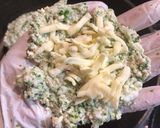 はんぺんと豆腐であおさチーズハンバーグ☆作り方5写真
