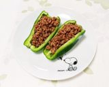 ピーマン苦手な人にも♪肉そぼろ生ピーマン作り方5写真