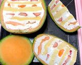 丸ごとメロンケーキ♡作っちゃいました作り方6写真