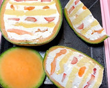 丸ごとメロンケーキ♡作っちゃいました作り方6写真