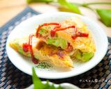 トマトと枝豆のベジタブルオムレツ作り方9写真