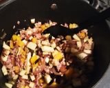 夏野菜とパイナップルのキーマカレー作り方3写真