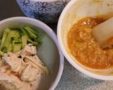 ササミ味噌ネギのせ作り方3写真