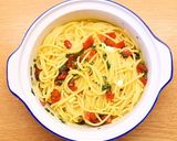 トマトとバジルのパスタ作り方4写真