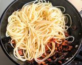 味噌風味ミートソーススパゲッティ作り方10写真