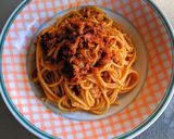 味噌風味ミートソーススパゲッティ作り方14写真