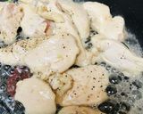 鶏肉と三大ブルーチーズソースのパスタ作り方2写真