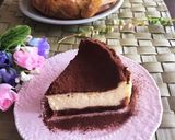 バスク風チーズケーキ♡ティラミスバスチー作り方6写真