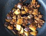 茄子と豚挽肉の甘味噌炒め＊ねぎ風味＊節約作り方4写真