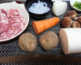 絶品！【焦がしにんにくのコク旨！豚汁】作り方1写真