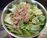 即席10分♪白菜とシーチキンの炊いたん作り方1写真