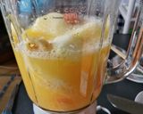 オレンジMIXバナナ蜂蜜ジュース作り方5写真