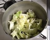 キャベツと豚肉のスープ作り方3写真