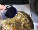 キャベツと豚肉のスープ作り方11写真