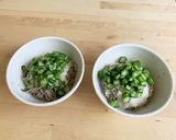 民泊飯 ７P食材のみでとろろぶっかけそば作り方5写真