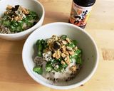 民泊飯 ７P食材のみでとろろぶっかけそば作り方7写真