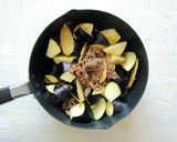 茄子と牛肉の生姜煮作り方2写真