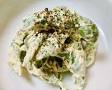 簡単！枝豆のガーリックリームチーズ作り方4写真