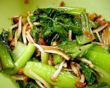 チンゲン菜とえのきとトマトの梅肉和え作り方4写真
