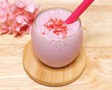 冷凍いちごとバナナꕤオリゴ糖スムージー作り方6写真