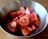 【和えるだけ】大葉で♪冷やしトマト作り方2写真