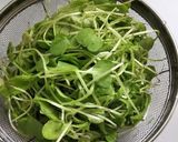 ぬき菜のごま和え作り方1写真