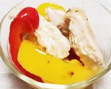 ☆サラダチキンとパプリカのマリネ☆作り方4写真